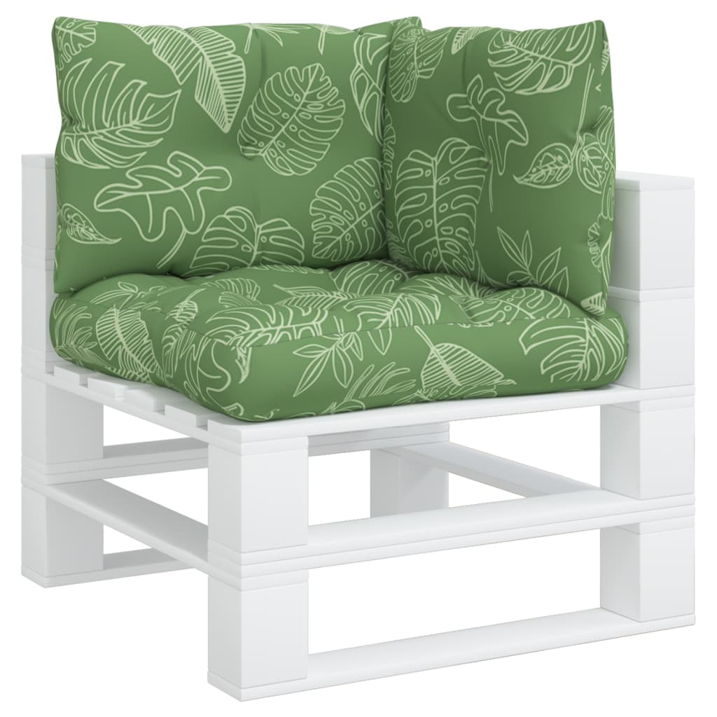 pallehynder 3 stk. oxfordstof bladmønster