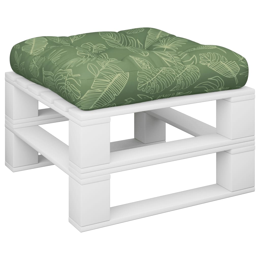 pallehynde 60x61,5x10 cm oxfordstof bladmønster