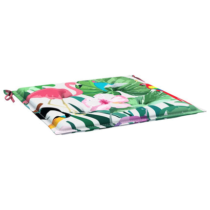 hynder til havestol 6 stk. 40x40x4 cm stof flerfarvet