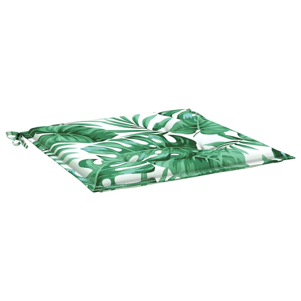 Stolehynder 4 pcs Bladmønster 50 x 50 x 4 cm Oxford stof