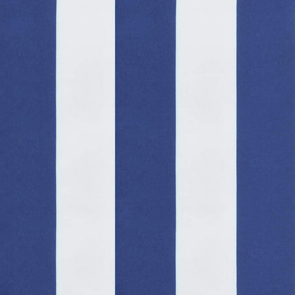 hynder til havestole 4 stk. 50x50x3 cm stof striber blå og hvid