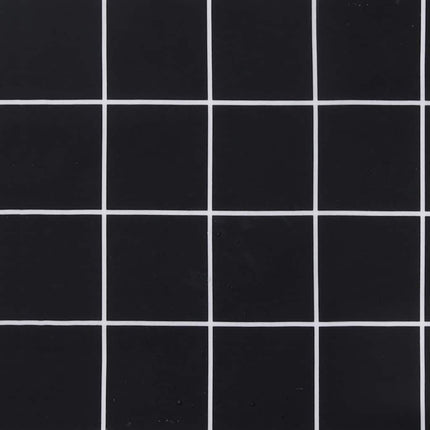hynder til havestol 4 stk. 50x50x3 cm stof ternet sort
