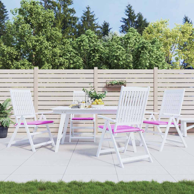 hynder til havestol 4 stk. 50x50x4 cm stof pink