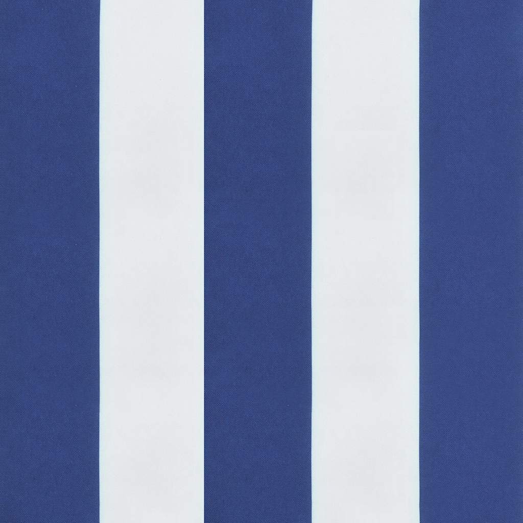 hynde til havebænk 100x50x4 cm striber oxfordstof blå og hvid