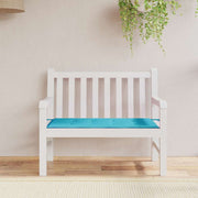Stolepude Ensfarvet Turkis 100 x 50 x 3 cm Oxford stof
