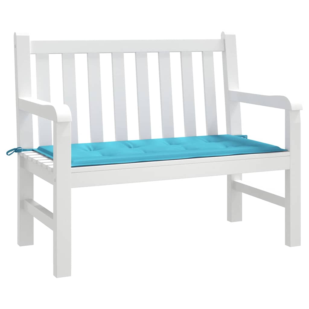 Stolepude Ensfarvet Turkis 100 x 50 x 3 cm Oxford stof