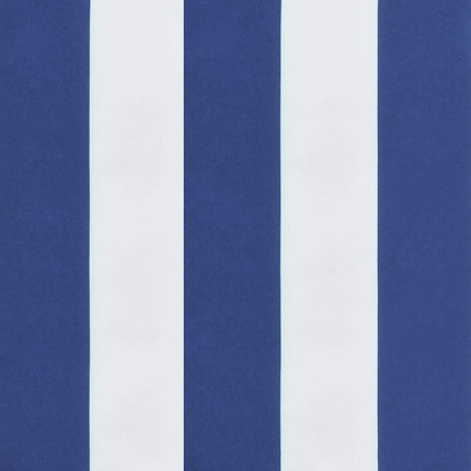 hynde til havebænk 120x50x3 cm striber oxfordstof blå og hvid