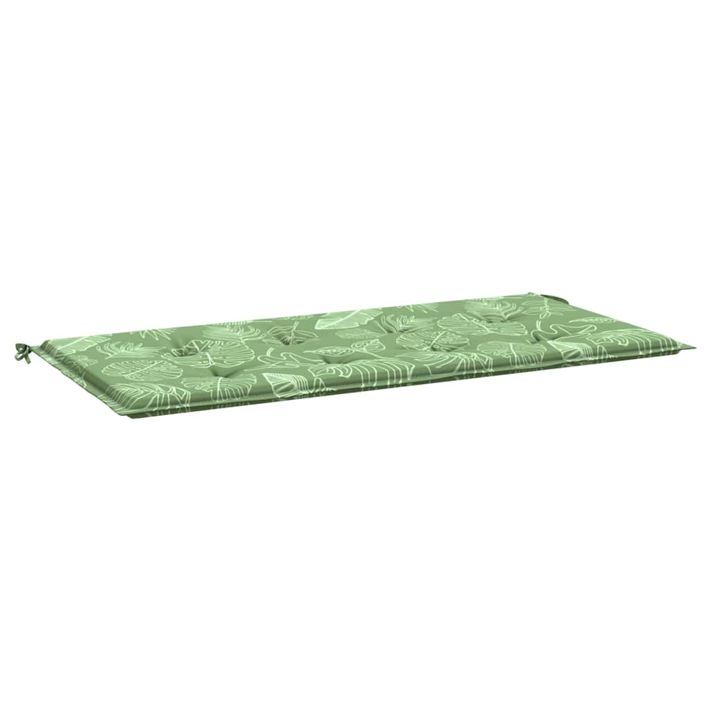 hynde til havebænk 120x50x4 cm oxfordstof bladmønster
