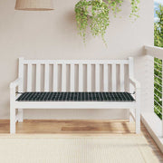 hynde til havebænk 150x50x4 cm oxfordstof ternet sort