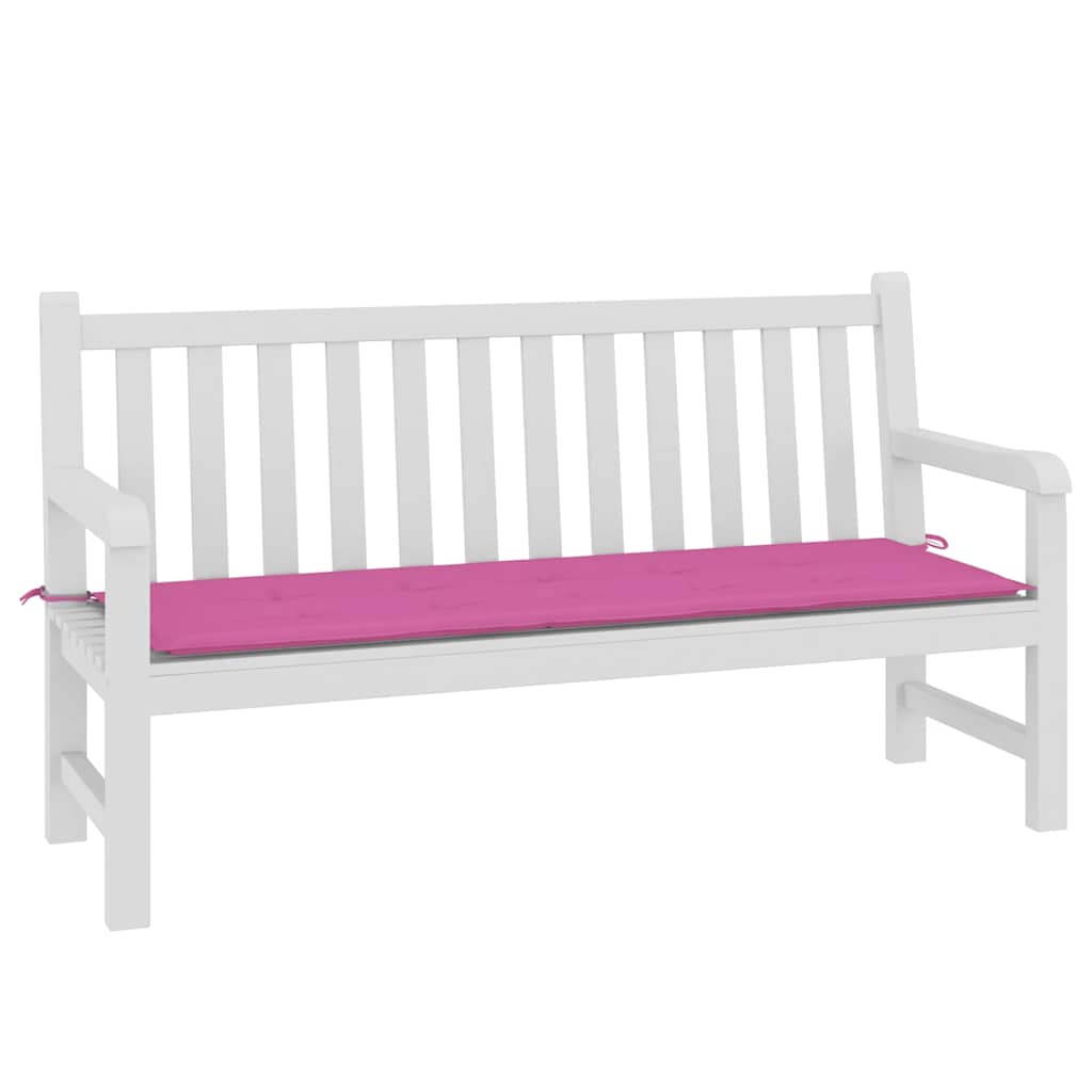 hynde til havebænk 150x50x4 cm oxfordstof pink