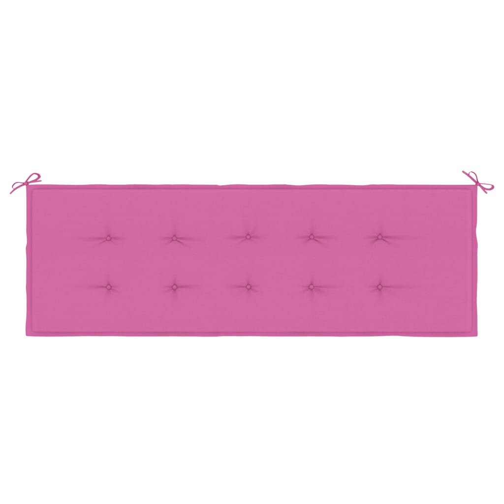 hynde til havebænk 150x50x4 cm oxfordstof pink