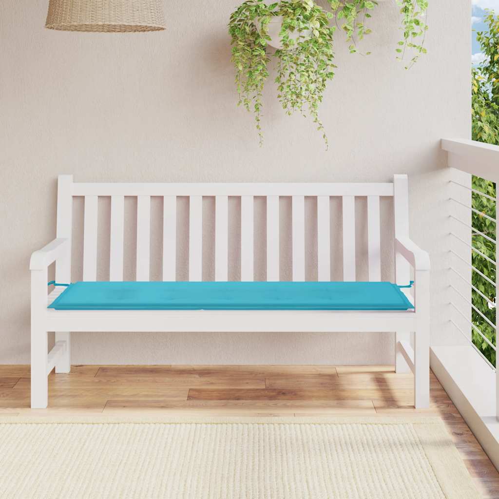 hynde til havebænk 150x50x4 cm oxfordstof turkis