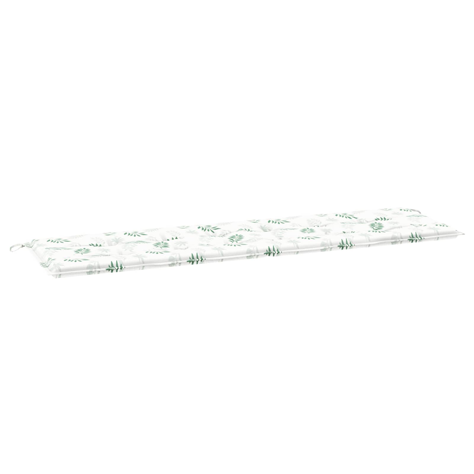 Bænk Pude Blad Bladdesign 150 x 50 x 3 cm Oxford stof billede