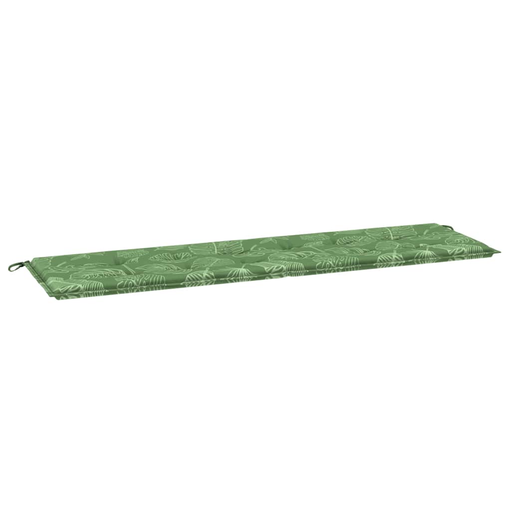 Bænk Pude Blad Bladdesign 150 x 50 x 3 cm Oxford stof