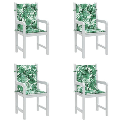 Rygpuder 4 stk. Bladmønster 100 x 50 x 3 cm Bladmønster