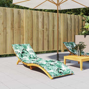 Lounger Pude Blad Bladmønster 200 x 70 x 3 cm Oxford stof