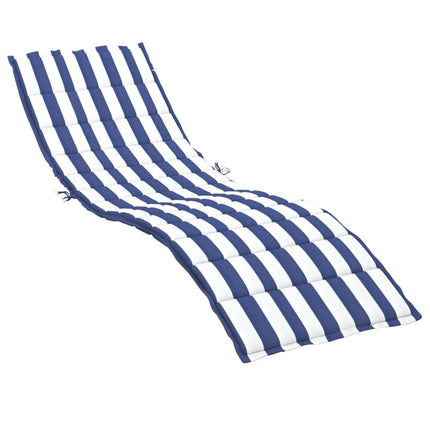 Lounger Pude Oxford stof (100% polyester) Blå og hvid stribet