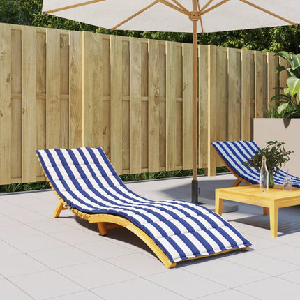 Lounger Pude Oxford stof (100% polyester) Blå og hvid stribet