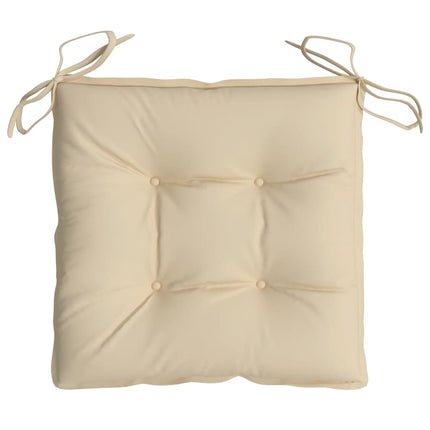 stolehynder 4 stk. 40x40x7 cm oxfordstof beige