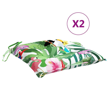stolehynder 2 stk. 540x40x7 cm stof flerfarvet