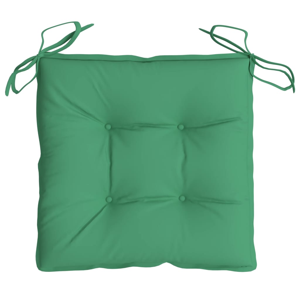 pallehynder 4 stk. 50x50x7 cm oxfordstof grøn