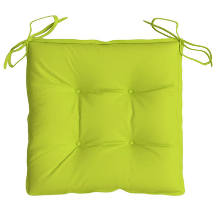 pallehynder 4 stk. 50x50x7 cm oxfordstof lysegrøn
