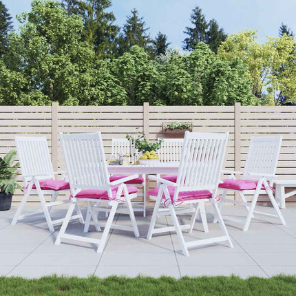 stolehynder 6 stk. 50x50x7 cm oxfordstof pink