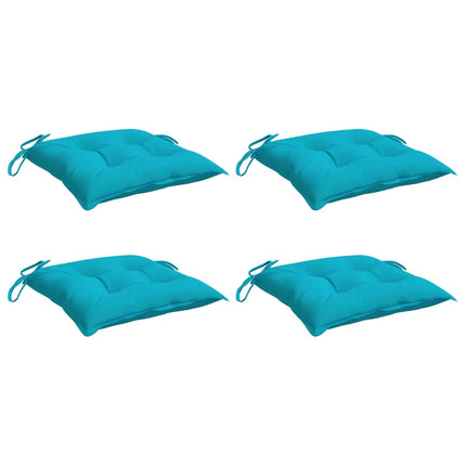 stolehynder 4 stk. 50x50x7 cm oxfordstof turkis