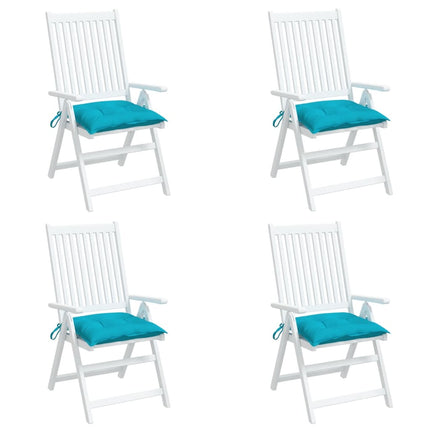 stolehynder 4 stk. 50x50x7 cm oxfordstof turkis