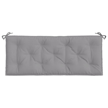 hynde til havebænk 120x50x7 cm stof grå