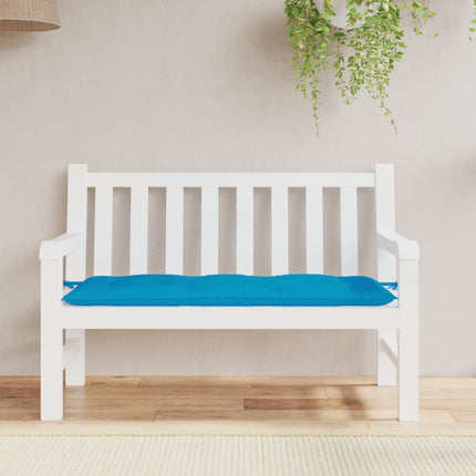 hynde til havebænk 120x50x7 cm oxfordstof lyseblå