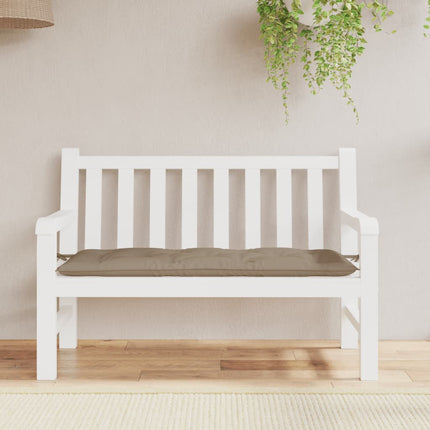 hynde til havebænk 120x50x7 cm oxfordstof gråbrun