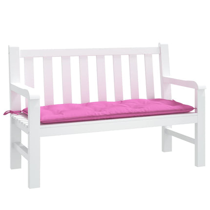 hynde til havebænk 120x50x7 cm stof pink