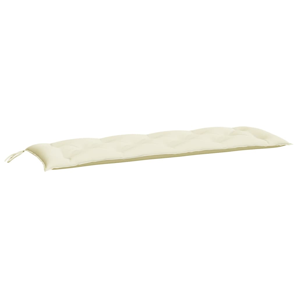 hynde til havebænk 150x50x7 cm oxfordstof cremefarvet
