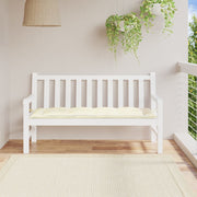 hynde til havebænk 150x50x7 cm oxfordstof cremefarvet