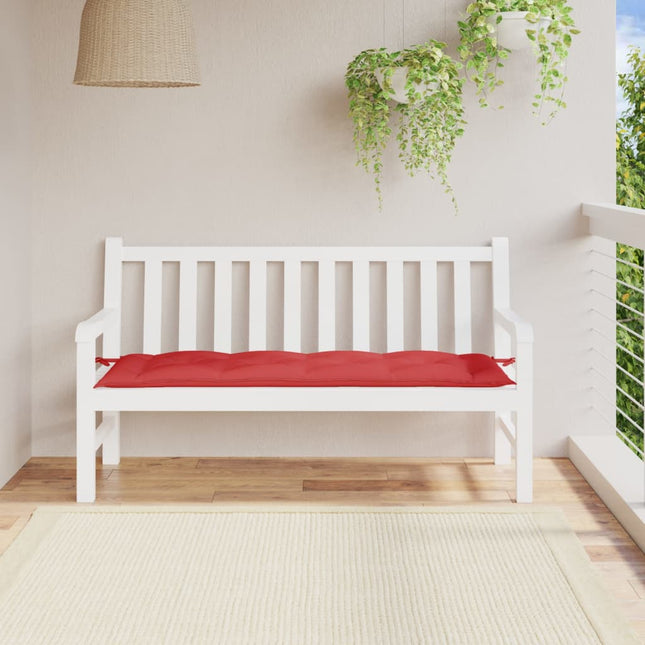 hynde til havebænk 150x50x7 cm oxfordstof rød