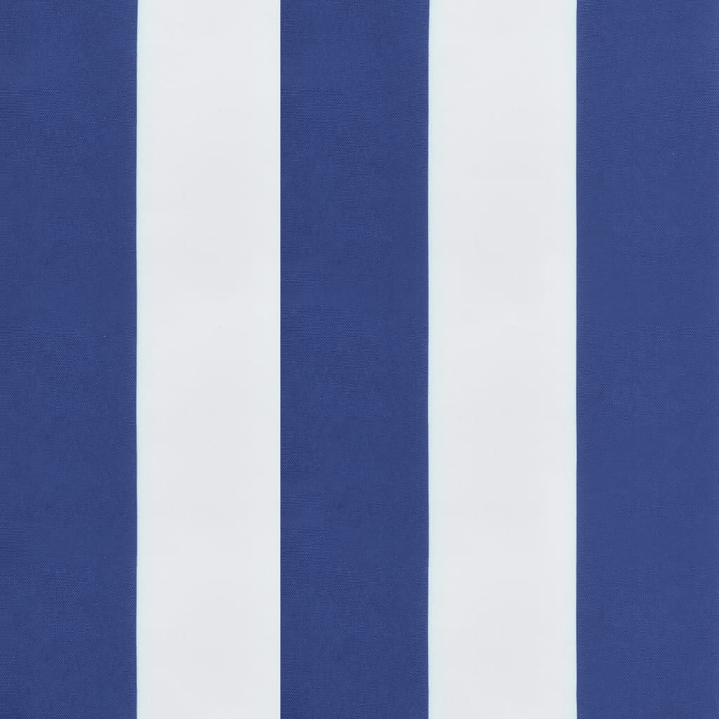 hynde til havebænk 150x50x7 cm striber oxfordstof blå og hvid