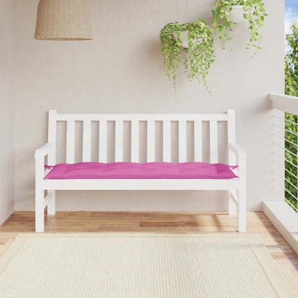hynde til havebænk 150x50x7 cm oxfordstof pink