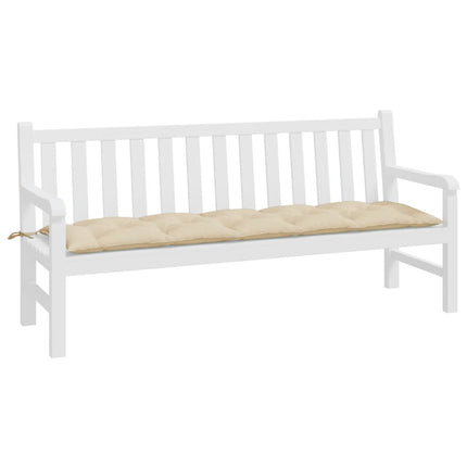 hynde til havebænk 180x50x7 cm oxfordstof beige