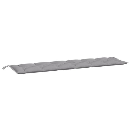 hynde til havebænk 200x50x7 cm stof grå