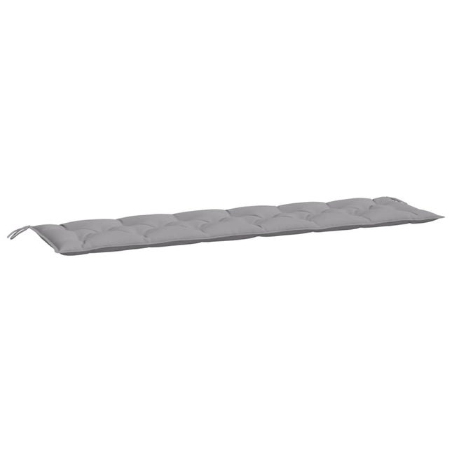 hynde til havebænk 200x50x7 cm stof grå