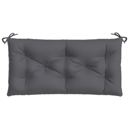 hynder til havebænk 2 stk. 100x50x7 cm oxfordstof antracitgrå