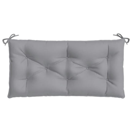 hynder til havebænk 2 stk. 100x50x7 cm oxfordstof grå