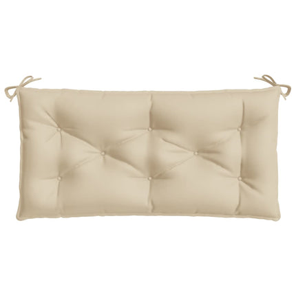 hynder til havebænk 2 stk. 100x50x7 cm oxfordstof beige