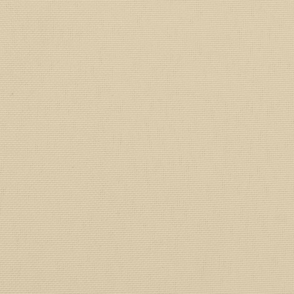 hynder til havebænk 2 stk. 100x50x7 cm oxfordstof beige