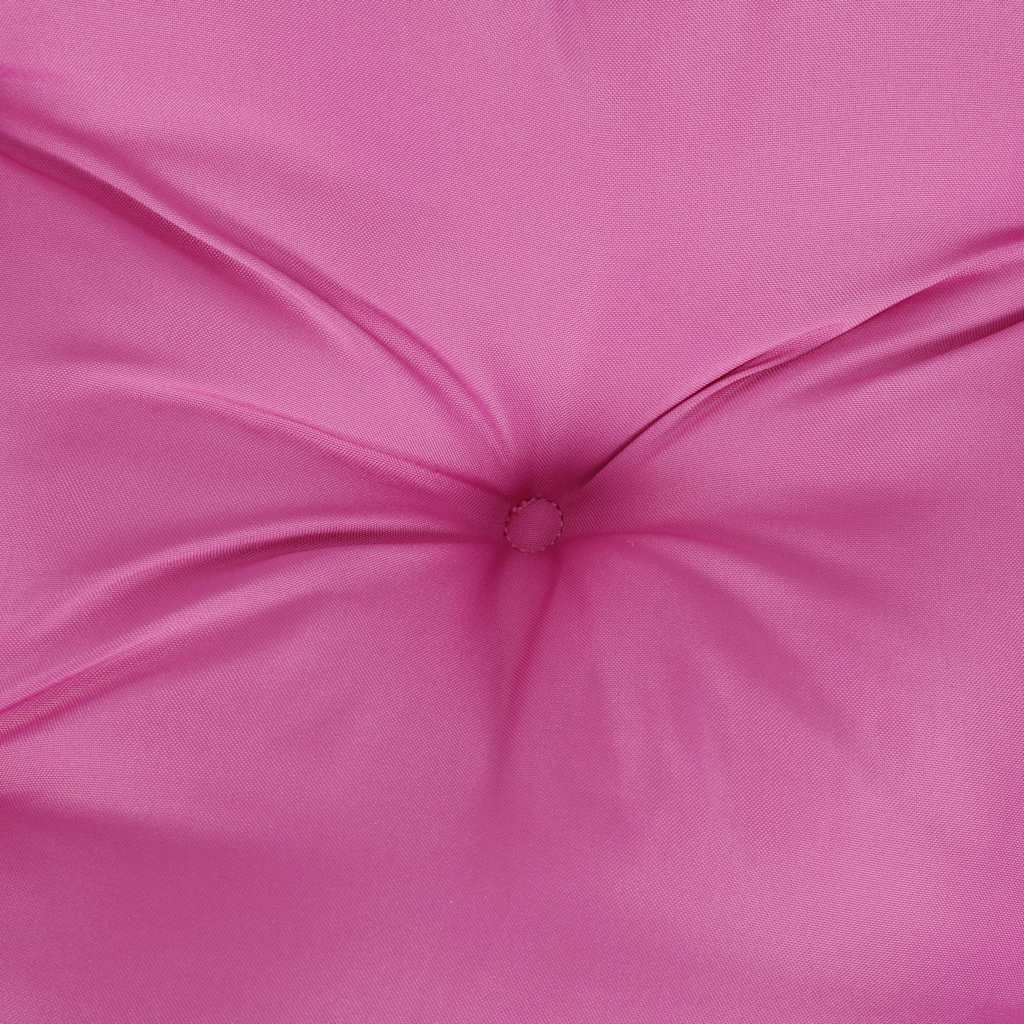 hynder til havebænk 2 stk. 2 stk. 100x50x7 cm stof pink