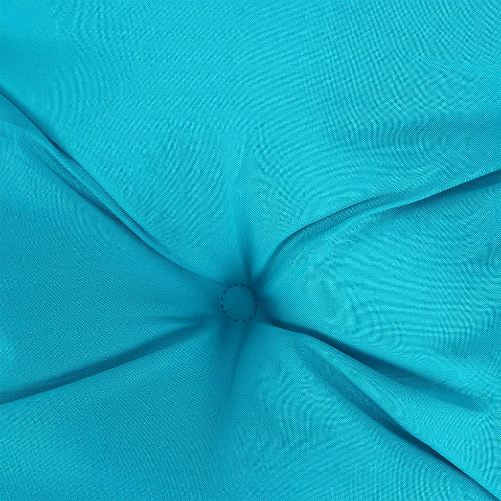 hynder til havebænk 2 stk. 2 stk. 100x50x7 cm stof turkis