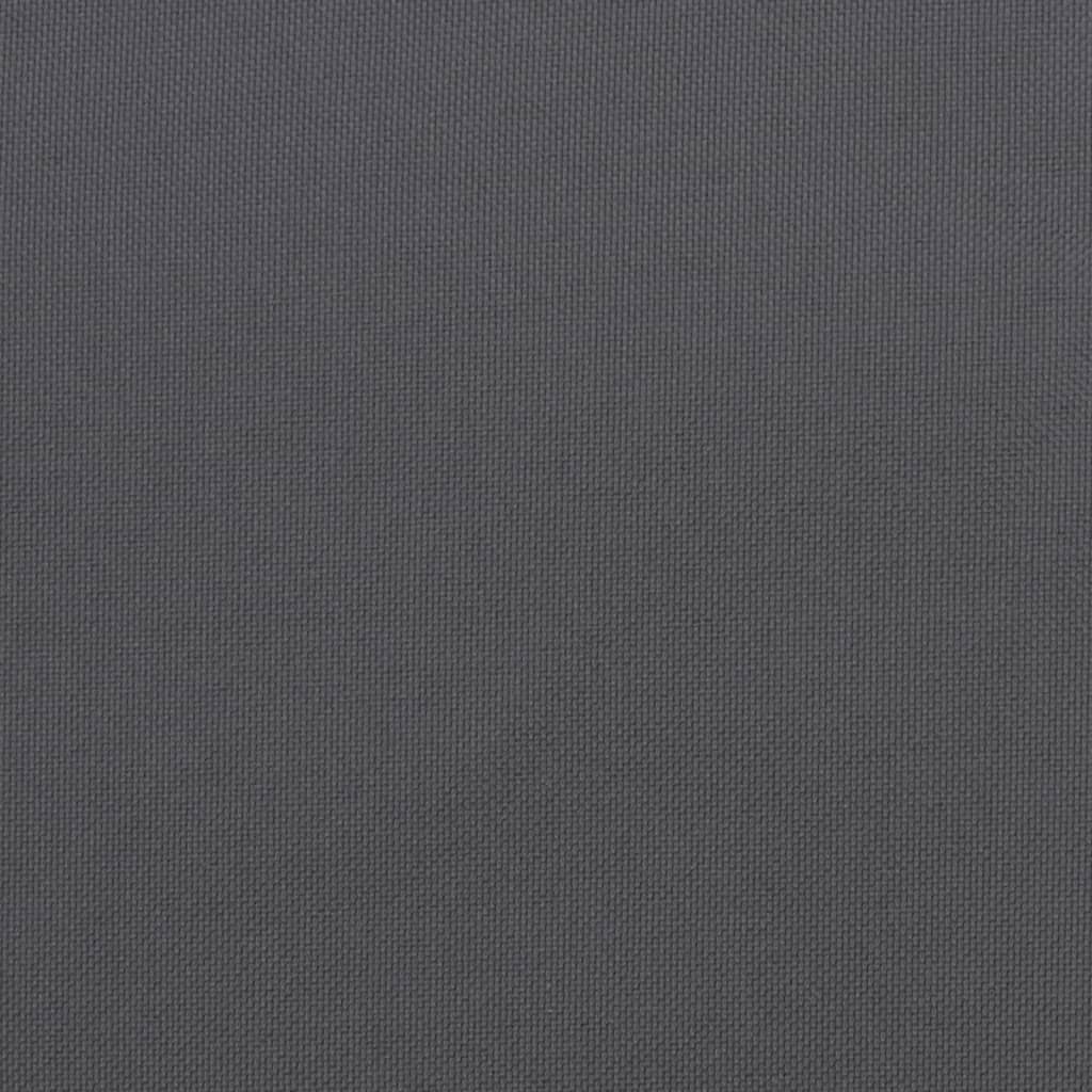 hynder til havebænk 2 stk. 120x50x7 cm oxfordstof antracitgrå