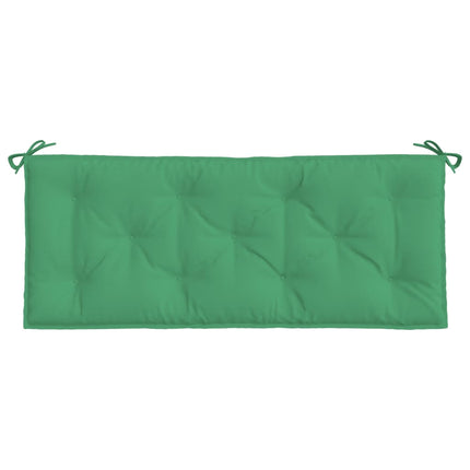 hynder til havebænk 2 stk. 120x50x7 cm oxfordstof grøn