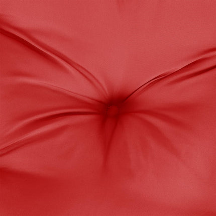 hynder til havebænk 2 stk. 120x50x7 cm oxfordstof rød